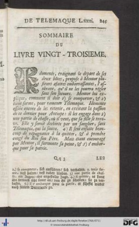 Livre Vingt-Troisieme