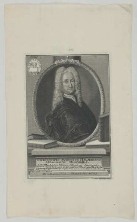 Bildnis des Christoph Augvstvs Hevmannvs