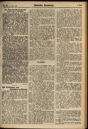 Zweite Ausgabe vom Donnerstag, den 25. März 1926.