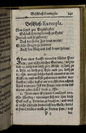 Beschluß - Exempla.