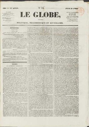 1830, 73: Heft