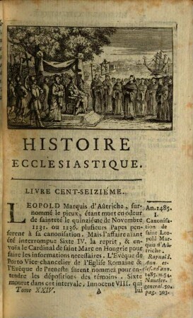 Histoire Ecclesiastique, 24. Depuis l'an 1485. jusques à l'an 1507.