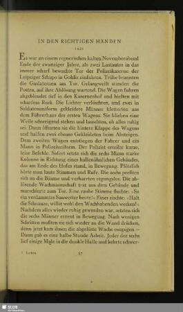 In Den Richtigen Händen