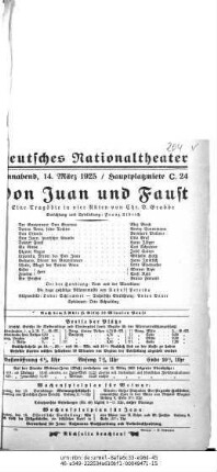 Don Juan und Faust