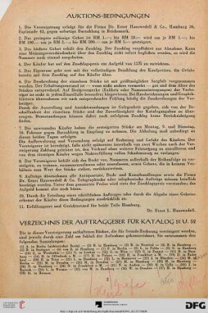 Auktionsbedingungen
