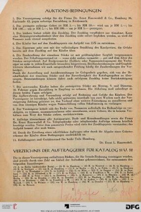 Auktionsbedingungen