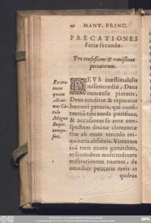 Pro confeßione & remißione peccatorum.