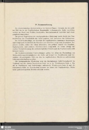 IV. Zusammenfassung