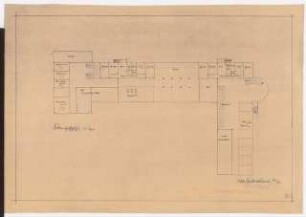 Luftamt, Münster: Grundriss KG 1:200