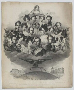 Bildnis des Königs Friedrich Wilhelm III. von Brandenburg-Preußen und seiner Familie