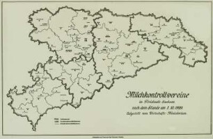 Milchkontrollvereine in Sachsen, 1930