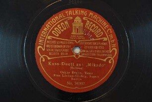 Kuss-Duett aus "Mikado" / (Sullivan)