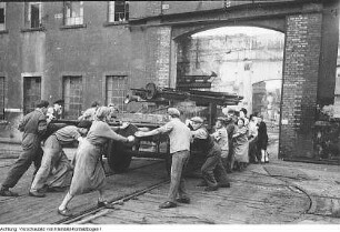 Freital-Döhlen. Stahlwerk Döhlen, Oktober 1948