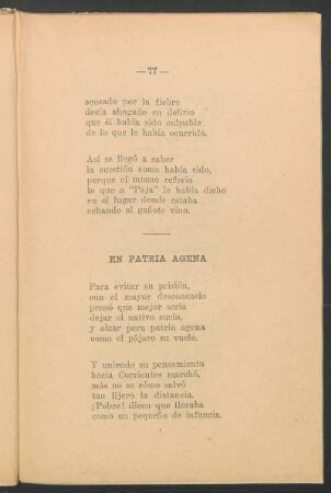 En patria agena