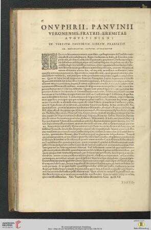 In tertium fastorum librum praefatio
