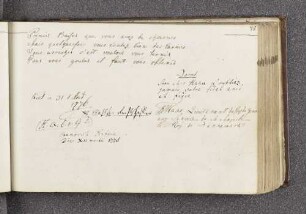 Kaas. – Incipit: Premier baiser que vous avez de charmes. – Kiel, 31.08.1776
