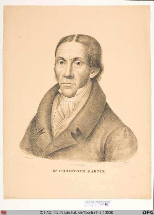Bildnis Christoph Reinhard Dietrich Martin