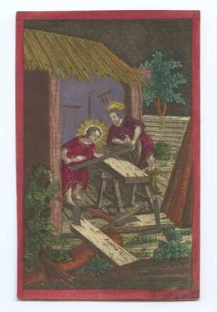 Darstellung des heiligen Paares (kleines Andachtsbild)