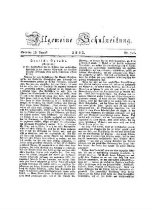 Deutsche Sprache : (Beschluß)