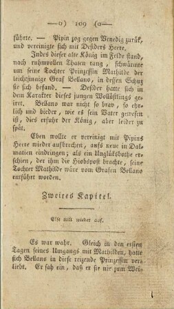 Zweites Kapitel. Elfe tritt wieder auf