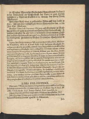 Libri Philosophici.