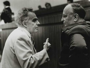 Peter Edel und Kurt Hager