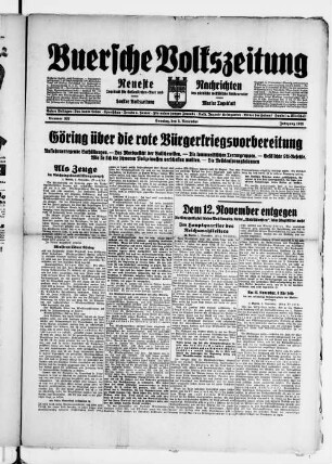 Buersche Volkszeitung. 1922-1933