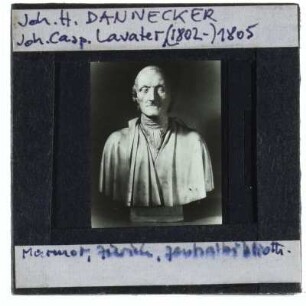 Dannecker, Büste Johann Caspar Lavater