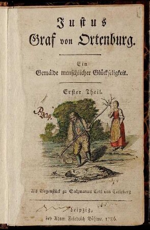 T.1: Justus Graf von Ortenburg. Erster Theil