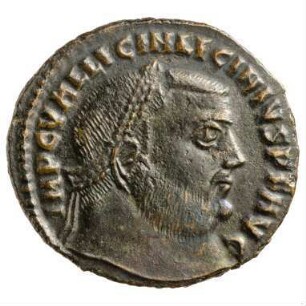 Münze, Follis, 316 - 317 n. Chr.