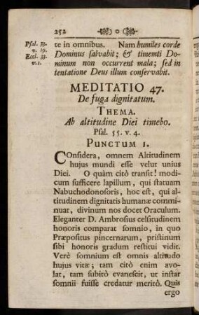 252-263, Meditatio 47 - 48