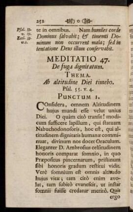 252-263, Meditatio 47 - 48