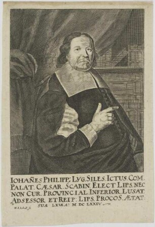 Bildnis des Johannes Philippus Lyg