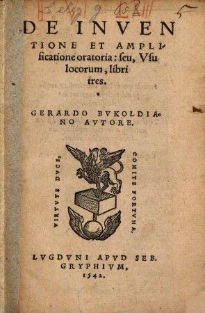 De inventione et amplificatione oratoria