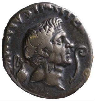 Münze, Denar, 42-40 v. Chr.