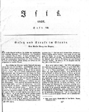 Gesetz und Strafe im Staate / vom Grafen Georg von Buquoy
