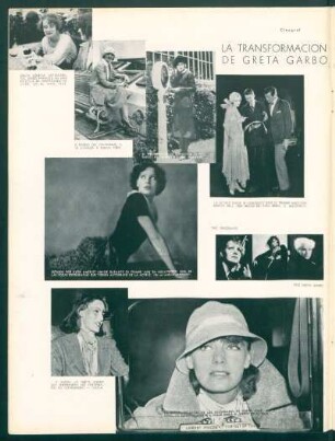 La transformación de Greta Garbo