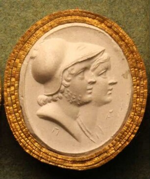 Profilköpfe des Hektor und der Andromache (Daktyliothek, Zweites Historisches Tausend)