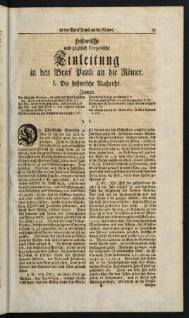 17-19, I. Die historische Nachricht