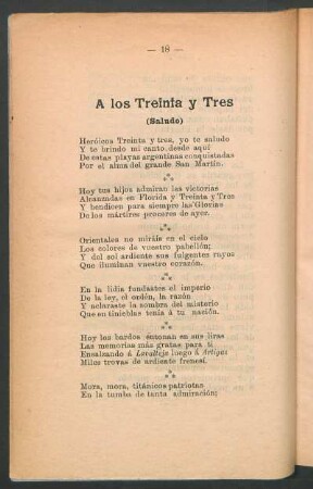 A los treinta y tres : (Saludo)