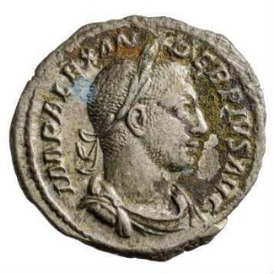 Münze, Denar, 232 n. Chr.