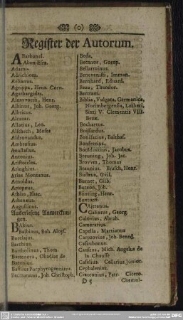 Register der Autorum