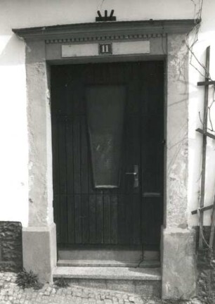 Marienberg, Lorbeerstraße 11. Wohnhaus. Hauseingang