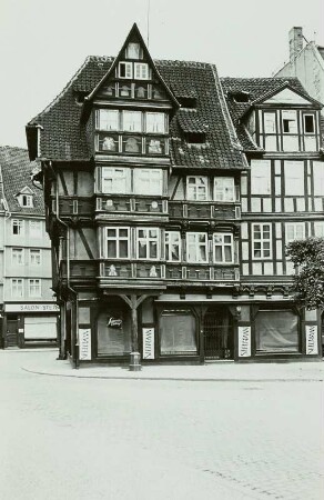 Halberstadt, Haus Stelzfuß : Halberstadt. Haus "Stelzfuß", Holzmarkt
