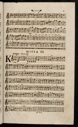 11-14, Missa III.