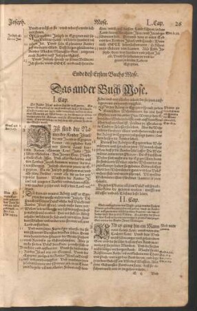 Das ander Buch Mose.