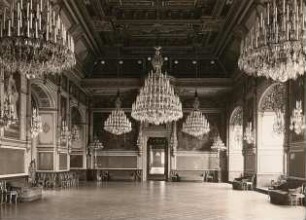 Großer Ballsaal. Residenzschloss Dresden : Dresden-Altstadt, Residenzschloss, Nordflügel. Großer Ballsaal mit Wandgemälde von Eduard Bendemann