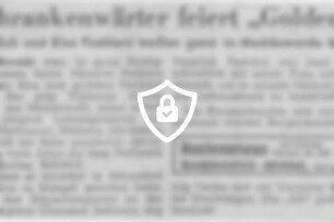Schrankenwärter feiert "Goldene"