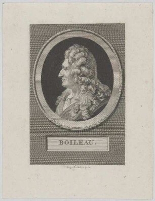 Bildnis des Nicolas Boileau Despreaux