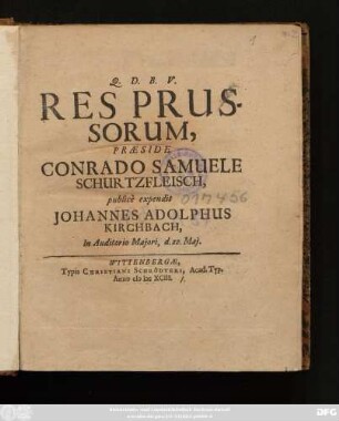 Res Prussorum